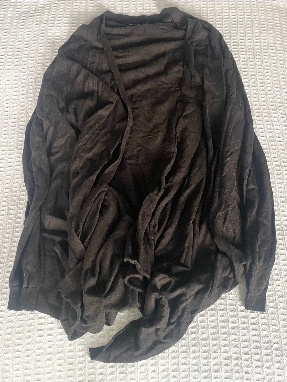Moda International Brown Lightweight Knit Cardigan small